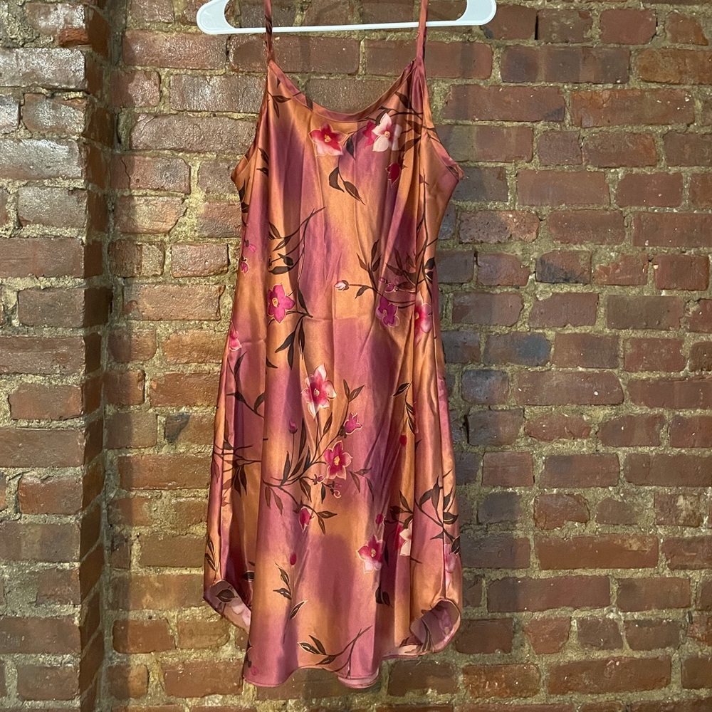 Vintage floral slip dress